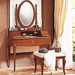 туалетный столик с зеркалом Vicent Montoro 0940, банкетка Vicent Montoro 0975, спальня Висент Монторо 9, Испания