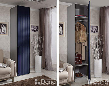 шкаф 1-но дверный Dimare D3510 цвет D3 темно синий
