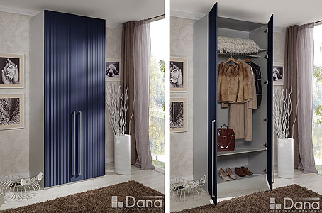 шкаф 2-х дверный Dimare D3520 цвет D3 темно синий