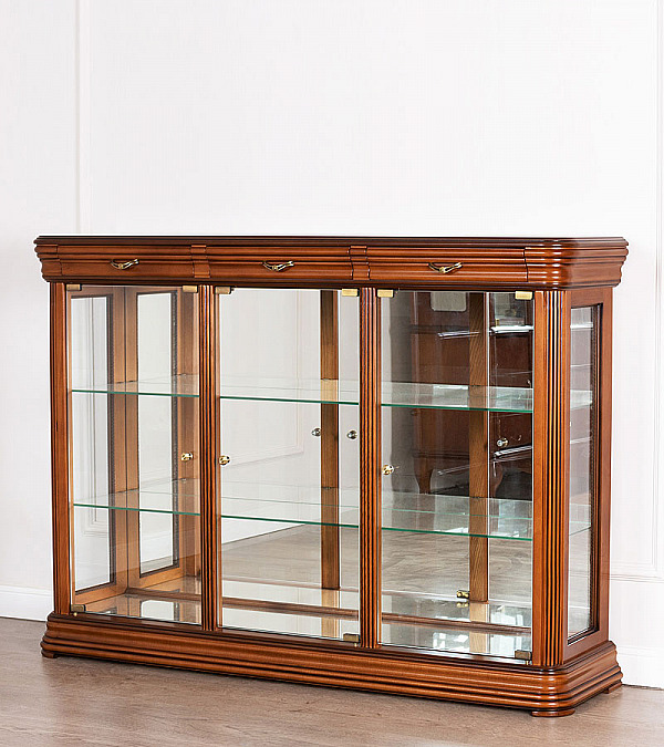 Витрина IDC Mobiliario 54 nogal claro цвет орех светлый