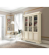 Книжный шкаф 3 дверный Palazzo Ducale Prama Bakokko 71BO03LB bianco цвет белый Книжный шкаф 3 дверный Palazzo Ducale Prama Bakokko 71BO03LB bianco цвет белый