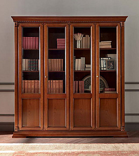 Книжный шкаф 4 дверный Palazzo Ducale Prama Bakokko 71CI04LB ciliegio цвет вишня Книжный шкаф 4 дверный Palazzo Ducale Prama Bakokko 71CI04LB ciliegio цвет вишня