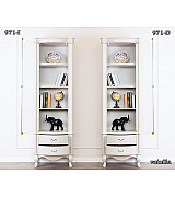 Книжный шкаф Disemobel 971 vainilla цвет белый Книжный шкаф Disemobel 971 vainilla цвет белый