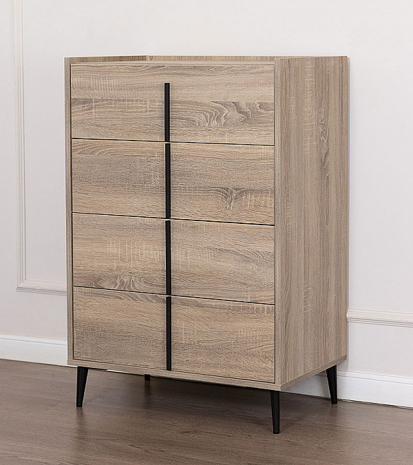 Комод Koala Beds Line 070 Roble/Antracita цвет дуб Комод Koala Beds Line 070 Roble/Antracita цвет дуб