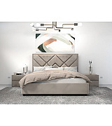 Кровать Runa Beautyson подъемный механизм, ящик для белья 160 * 200 см