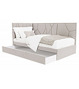Кровать угловая Helga Beautyson с выдвижным ящиком для белья 120 * 200 см Кровать угловая Helga Beautyson с выдвижным ящиком для белья 120 * 200 см