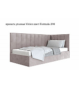 Кровать угловая Vivien Beautyson подъемный механизм, ящик для белья 120 * 200 см Кровать угловая Vivien Beautyson подъемный механизм, ящик для белья 120 * 200 см