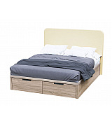 Кровать Koala Beds Drawer/Dreams 160 * 200 см цвет Roble Contorno/Beige Serie 2
