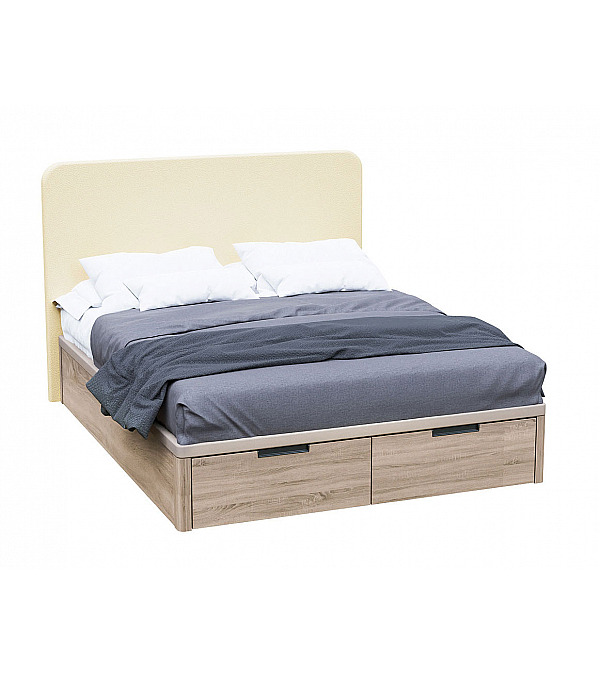 Кровать Koala Beds Drawer/Dreams 160 * 200 см цвет Roble Contorno/Beige Serie 2