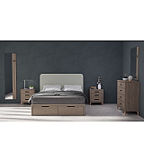 Кровать Koala Beds Drawer/Dreams 160 * 200 см цвет Roble Contorno/Ceniza Serie 2 Кровать Koala Beds Drawer/Dreams 160 * 200 см цвет Roble Contorno/Ceniza Serie 2