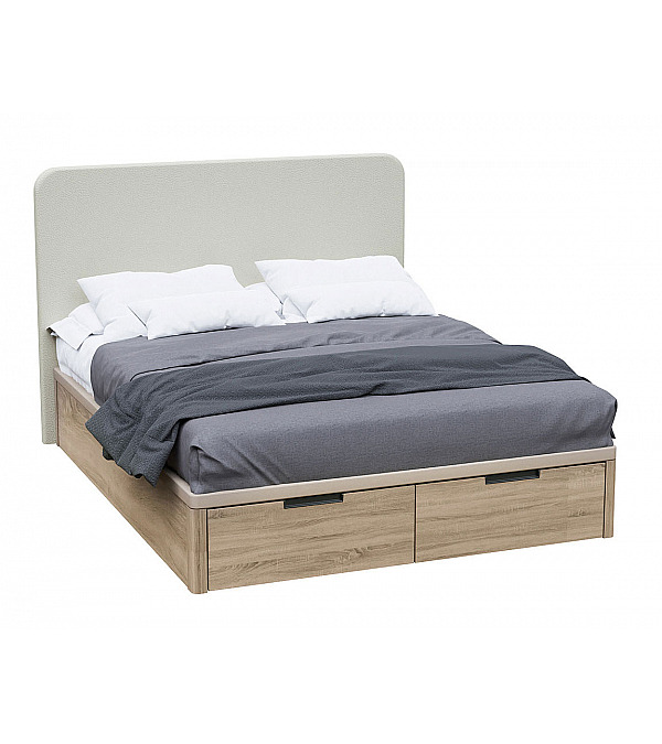 Кровать Koala Beds Drawer/Dreams 160 * 200 см цвет Roble Contorno/Ceniza Serie 2 Кровать Koala Beds Drawer/Dreams 160 * 200 см цвет Roble Contorno/Ceniza Serie 2