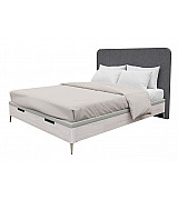 Кровать Koala Beds Nice/Dreams 160 * 200 см цвет Nordico Contorno/Monolith 97 Serie 3 Кровать Koala Beds Nice/Dreams 160 * 200 см цвет Nordico Contorno/Monolith 97 Serie 3
