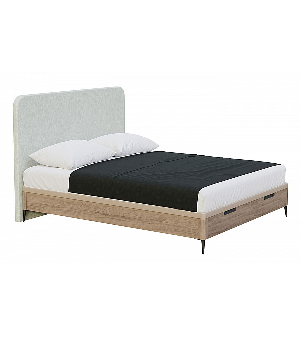 Кровать Koala Beds Nice/Dreams 160 * 200 см цвет Roble Contorno/Ceniza Serie 2 Кровать Koala Beds Nice/Dreams 160 * 200 см цвет Roble Contorno/Ceniza Serie 2