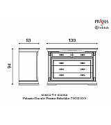 Комод Palazzo Ducale Prama Bakokko 71CI01CO ciliegio цвет вишня