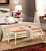 Банкетка Palazzo Ducale Prama Bakokko 71BO01PC bianco цвет белый