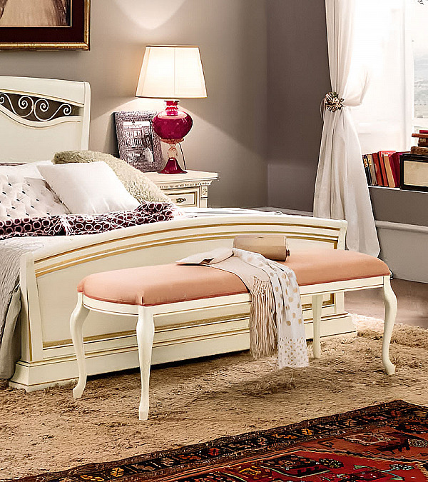 Банкетка Palazzo Ducale Prama Bakokko 71BO01PC bianco цвет белый