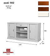 Тумба ТВ Disemobel 902 nogal-5 цвет орех Тумба ТВ Disemobel 902 nogal-5 цвет орех