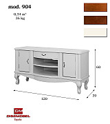 Тумба ТВ Disemobel 904 vainilla цвет белый Тумба ТВ Disemobel 904 vainilla цвет белый