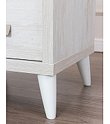 Тумба прикроватная Koala Beds Kubik 050 Nordico/Blanco цвет нордический бежевый Тумба прикроватная Koala Beds Kubik 050 Nordico/Blanco цвет нордический бежевый