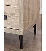 Тумба прикроватная Koala Beds Kubik 040 Roble/Antracita цвет дуб