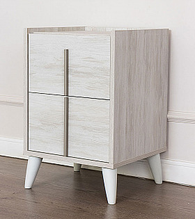 Тумба прикроватная Koala Beds Line 040 Nordico/Blanco цвет нордический бежевый Тумба прикроватная Koala Beds Line 040 Nordico/Blanco цвет нордический бежевый