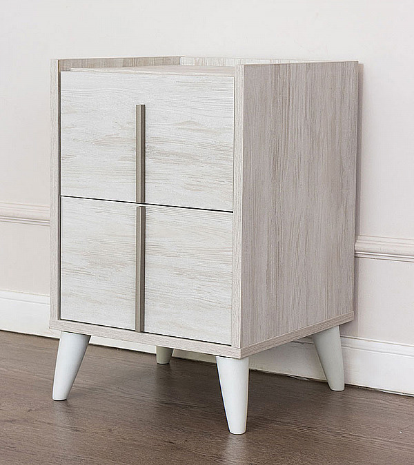 Тумба прикроватная Koala Beds Line 040 Nordico/Blanco цвет нордический бежевый Тумба прикроватная Koala Beds Line 040 Nordico/Blanco цвет нордический бежевый