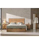 Тумба прикроватная Koala Beds Line 040 Roble/Antracita цвет дуб