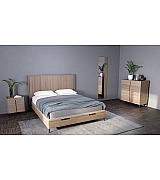 Тумба прикроватная Koala Beds Line 050 Roble/Antracita цвет дуб Тумба прикроватная Koala Beds Line 050 Roble/Antracita цвет дуб
