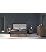 Комод Koala Beds Kubik 100 Roble/Antracita цвет дуб