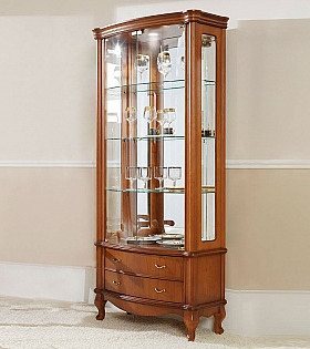 Витрина Disemobel 916 cerezo-5 цвет вишня 