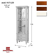 Витрина Disemobel 917 nogal-5 цвет орех