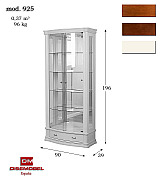 Витрина Disemobel 925 nogal-5 цвет орех 