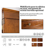 Книжный шкаф Panamar 825.000 + тумба Panamar 885.000 цвет орех, вишня Книжный шкаф Panamar 825.000 + тумба Panamar 885.000 цвет орех, вишня