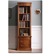 Книжный шкаф Panamar 827.000 + тумба Panamar 837.000 цвет орех, вишня