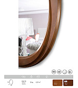 Зеркало Panamar 308.110 цвет орех nogal
