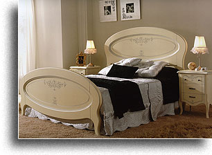 кровать с двумя спинками, прикроватная тумбочка Эпоха (Epoca)