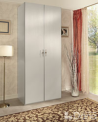 шкаф 2-х дверный Palmari P2610 с молдингами цвет 2 светло серый