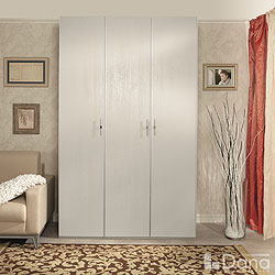 шкаф 3-х дверный Palmari P2620 с молдингами цвет 2 светло серый