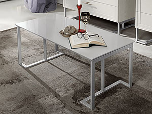 журнальный столик Palmari P2390 металлические опоры цвет 2 светло серый